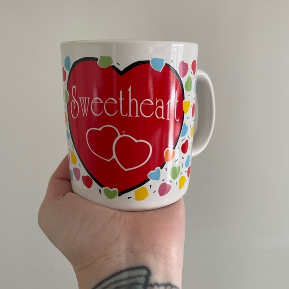 Vintage ‘Sweetheart’ Valentine’s Day mug - Picture 2 of 5